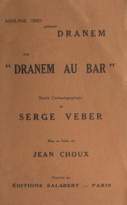 Couverture du livre Dranem au bar par Serge Veber